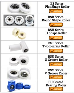 BSH60829-14 Bánh Xe Rãnh H 8X29X14Mm Con Lăn Chịu Lực Rãnh H Cho Dây Điện Ròng Rọc Cáp Thép - Product Image 6