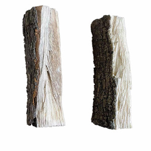 Madera falsa, registro de chimenea falso, registro de fuego eléctrico falso - Product Image 1
