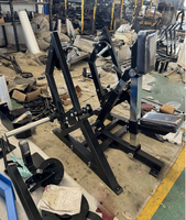 Appareil de musculation commercial pour salle de sport : Machine à ramer verticale assise