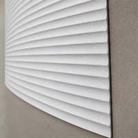 Revêtement mural en pierre souple MCM à texture de feuille rouge, panneau de carrelage en quartz souple, décoration moderne pour salon, salle de sport, intérieur et extérieur