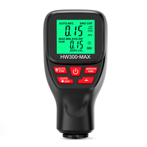 HD-Display HW300-MAX Lack beschichtung dicken messgerät 0-2000UM Autolack film tester Verzinkung mit hoch empfindlicher Sonde - Product Image 1