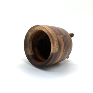 Contenedor Redondo de Madera Maciza de Tamaño Personalizado, Soporte Cortado con Láser para Aceites Esenciales, Decoración del Hogar o Almacenamiento - Suministro de Fábrica - Product Image 1