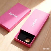 Design personnalisé étui de téléphone portable de luxe de haute qualité Boîte mystère pour ordinateur portable de qualité supérieure Emballage de boîte-cadeau mince