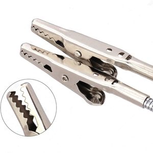 Clip à notes multifonctionnel à double tête en acier inoxydable argenté, avec long tuyau flexible de différentes tailles, porte-cartes pour messages, photos, mémos - Product Image 4