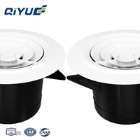 HVAC Climatiseur Grille d'échappement Ventilation Air Supply Plafond Diffuseur ABS Plastique Air Vent Outlet