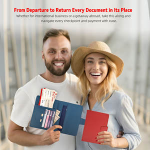 Étui de protection pour passeport, porte-passeport pour les essentiels de voyage, accessoires indispensables pour les femmes et les hommes - Product Image 5