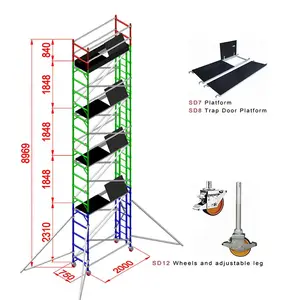 Aluminium Scaffolding Easy Install Scaffolding Planks For Construction