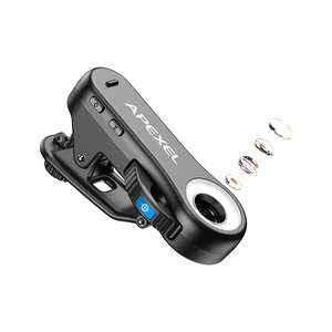 Apexel điện thoại Micro ống kính với UV/trắng/ánh sáng ấm áp ống kính máy ảnh cho <span class=keywords><strong>iPhone</strong></span> & Android, điện thoại tập tin đính kèm cho các nhà máy/tiền xu/đồ trang sức - Product Image 1