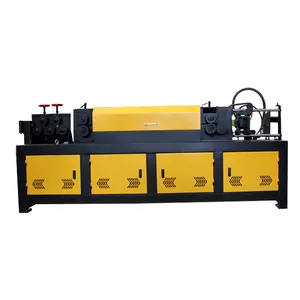 Máquina de barras de refuerzo de entrega rápida Máquina de corte hidráulica enderezadora y cortadora de acero 14Mm