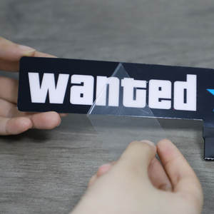 ملصق <span class=keywords><strong>EL</strong></span> متوهج للسيارة، ملصق كهربائي يضيء في الظلام بإضاءة <span class=keywords><strong>LED</strong></span> على شكل 5 نجوم مطلوب، لتزيين السيارة - Product Image 5