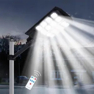 automatic stand alone unique ip65 intelligent led 100w all in solar street light outdoor waterproof with pole motion sensor