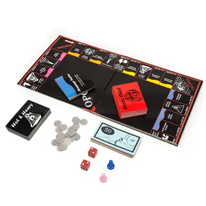 定制设计quare全印刷高品质硬纸板记忆卡游戏游戏棋牌游戏棋子