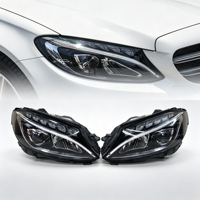 Bloc optique LED OEM à lentille unique avec feux de jour et clignotants pour Mercedes Benz Classe C W205 C180 C260 C300 2015-2018