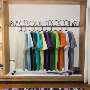 Camisetas Vintage con Lavado Ácido, 100% Algodón, Tejido de Alta Calidad, Estilo Casual, Cortas, Serigrafía, Lisas, 180 Gramos, Color Sólido - Product Image 2