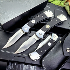 มีดพับสำหรับแคมป์ปิ้ง BUCK112 OEM ปรับแต่งได้ พร้อมด้ามจับ G10 ใบมีดปลายแหลม - เครื่องมือ EDC น้ำหนักเบาและทนทาน - Product Image 1