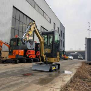 Мини-экскаватор с нулевым выносом задней части (1 тонна) — сертифицирован CE и EPA, бесплатная доставка, прямые продажи с завода, подходит для садов и фруктовых садов - Product Image 1