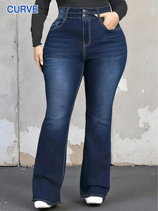 2025 New Arrival Women's <strong>Fashion</strong> Casual Loose Straight High Waist Light Wash Denim Jeans Summer Autumn Simple - Product Image 3