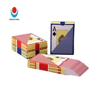 Cartes à Jouer en PVC Incassables et Imperméables Personnalisables en Gros, Format Jumbo, pour Texas Hold'em, Jeu de Cartes