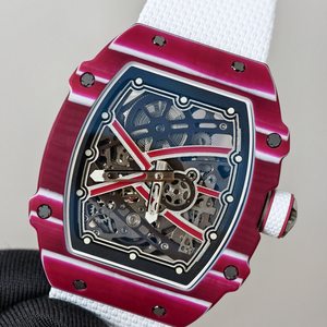 Upgraded RM67-02 Hollow Design Ultra-Thin Ultra-Light Stylish High-End Luxury Quartz Stainless Steel Glass Men's Sports <b>Watch</b> - Product Image 3