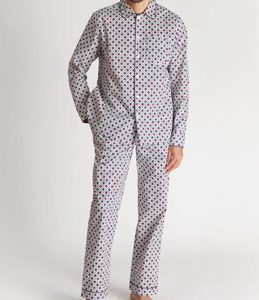 All'ingrosso classico traspirante pelle stampa 2 pezzi pigiama set da <span class=keywords><strong>uomo</strong></span> pigiama cotone - Product Image 1