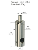 Clip de fixation latérale pour câble en cuivre sur mesure, Kit de suspension de câble aéronautique de haute qualité
