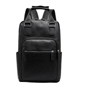 <span class=keywords><strong>Sac</strong></span> à <span class=keywords><strong>dos</strong></span> professionnel élégant en PU pour ordinateur portable, doublure en polyester imperméable, fermeture éclair, <span class=keywords><strong>sac</strong></span> à <span class=keywords><strong>dos</strong></span> homme imperméable, <span class=keywords><strong>sac</strong></span> à <span class=keywords><strong>dos</strong></span> en cuir - Product Image 1