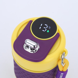 Último diseño moderno Nueva Funda de cuero inteligente Taza de café portátil 304 Aislamiento al vacío de acero inoxidable para viajes Uso al aire libre - Product Image 4