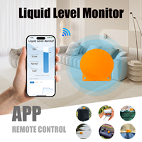 Intelligenter Zigbee Flüssigkeitsstandsensor mit Tuya App Fernbedienung Echtzeit-Alarm Wassertank-Füllstandsüberwachung