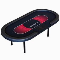 Table de poker pliante à LED, table élégante et pliable avec assurance qualité, prix d'usine uniquement