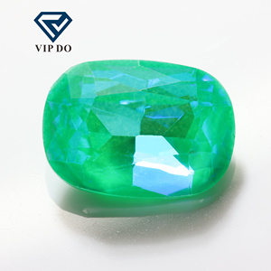 Punti indietro pietre preziose di cristallo classica Baguette Mk fluorescente serie di strass artigianato fai da te punta indietro strass sciolti - Product Image 3