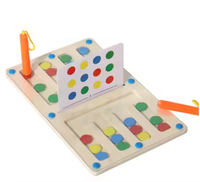 Boule en bois boule couleur correspondant jeu formation illumination main oeil Coordination éducation précoce Puzzle jouet