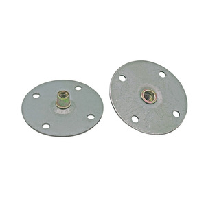 Wholesale Furniture Accessories Mounting Base Rectangle Round Customizable Shapes Plate Bracket for Furniture Legs - Product Image 3