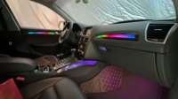Éclairage d'ambiance pour Audi Q5 2010-2017, 64 couleurs, ABS+LED, 12V, systèmes d'éclairage dynamique, amélioration de la décoration intérieure, vente chaude