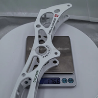Châssis de patin à roulettes de vitesse en alliage d'aluminium léger de haute qualité, usiné CNC, pour l'extérieur, disponible en stock OEM