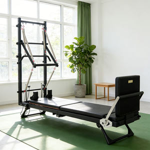 Machine de Pilates pliable commerciale avec demi-trapèze, lit de Pilates professionnel pour le yoga et le fitness avec tour - Product Image 1