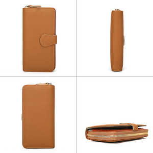 Portefeuille long en cuir pour femmes WESTAL, grande capacité, <span class=keywords><strong>porte</strong></span>-billets, <span class=keywords><strong>porte</strong></span>-<span class=keywords><strong>chéquier</strong></span>, <span class=keywords><strong>porte</strong></span>-<span class=keywords><strong>cartes</strong></span>, portefeuille en cuir véritable pour femmes - Product Image 4