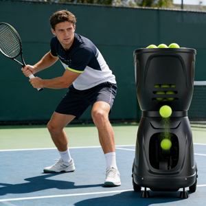 Máquina Lanzapelotas de Tenis, Nueva, Resistente, para Entrenamiento de Habilidades Básicas de Tenis - Product Image 4