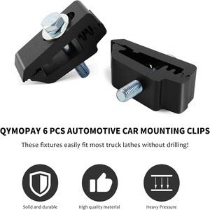 Clips de Montaje de Aluminio Getitall de 7.2cm y 7cm para Reparación y Reemplazo de Techo de Automóviles y Camiones, Color Plata y Negro, Paquete de 2 y 4 Unidades - Product Image 5