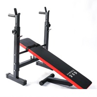 Équipement de gymnastique à domicile multifonctionnel Banc d'haltérophilie réglable en métal pliable pour les exercices de fitness