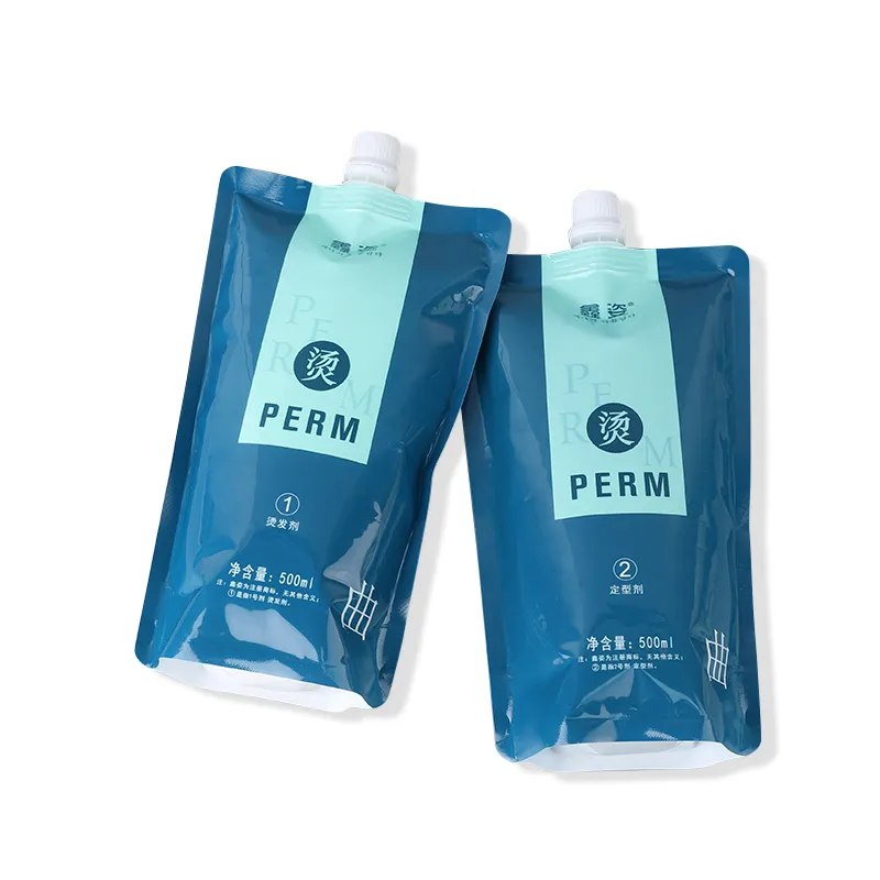 Salon-Specific Ion Perm Lotion Agent de coiffure direct pour lisser la solution permanente Crème permanente en céramique pour salon