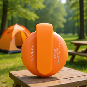 Ventilador Portátil con Clip DB, Recargable por USB de 4000 mAh, con Luz, para Uso en Exteriores - Product Image 2