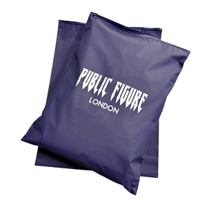 Tùy chỉnh màu xanh hải quân nhựa quần áo bao bì túi bán buôn in Frost Zip túi với logo may mặc Pouch <span class=keywords><strong>Ziplock</strong></span> dây kéo túi - Product Image 6