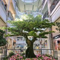 SUS 3M Arbre de pin artificiel en fibre de verre, écologique, léger, décoratif d'intérieur, durable, réaliste, plante naturelle