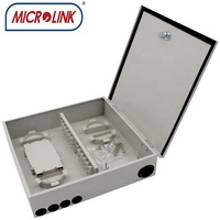 Armoire extérieure en fibre optique IP65 24/36/48/72 voies, boîtier de distribution FTTH mural en fer pour connexion croisée ODF
