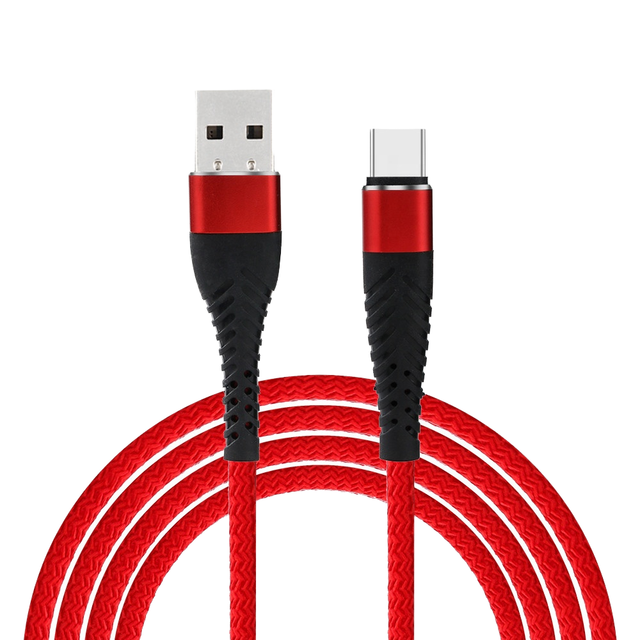 High - Quality Type - C USB Durable Nylon - Sheathed Cable 6A Fast Charging for Phones & Cameras