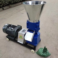 Machine à granulés d'aliments pour animaux à moteur diesel robuste pour volailles, bovins, chèvres et bétail en Kenya