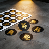 Autocollants en vinyle personnalisés à bas prix, étiquettes adhésives avec logo en feuille d'or, imperméables, recyclables, service d'impression pour l'artisanat
