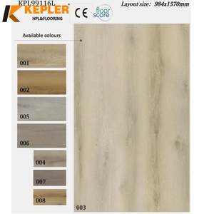 7.5mm 8mm không thấm nước vết kháng sang trọng Vinyl tấm ván lai SPC sàn Lone sồi cứng nhắc PVC gạch rvp LVT LVP - Product Image 2