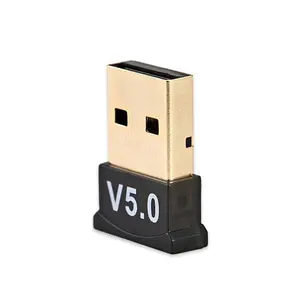 Fjgear USB Bluetooth Adpater V5.0 Transmission Distance 20m BT 5.0 Usb2.0 Bluetooth Dongle Wireless USB Adapter