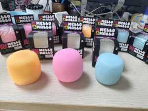 Jouet sensoriel anti-stress <span class=keywords><strong>Mallo</strong></span> Marshmallow Squishy réactif aux UV, changeant de couleur au soleil, boule amusante en pâte, cadeau - Product Image 5